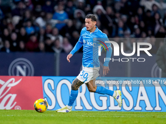 Pasquale Mazzocchi of SSC Napoli during the serie Serie A Enilive match between SSC Napoli and AS Roma at Stadio Diego Armando Maradona on N...