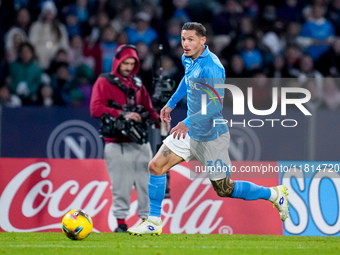 Pasquale Mazzocchi of SSC Napoli during the serie Serie A Enilive match between SSC Napoli and AS Roma at Stadio Diego Armando Maradona on N...