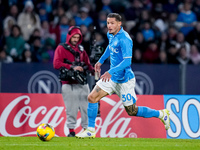 Pasquale Mazzocchi of SSC Napoli during the serie Serie A Enilive match between SSC Napoli and AS Roma at Stadio Diego Armando Maradona on N...