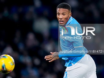 Michael Folorunsho of SSC Napoli during the serie Serie A Enilive match between SSC Napoli and AS Roma at Stadio Diego Armando Maradona on N...