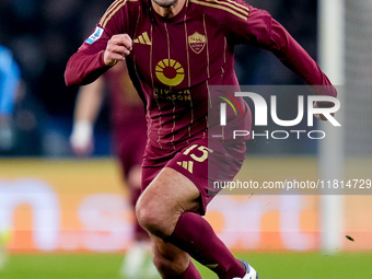 Mats Hummels of AS Roma during the serie Serie A Enilive match between SSC Napoli and AS Roma at Stadio Diego Armando Maradona on November 2...