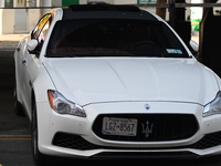 A 32-year-old man is shot multiple times while sitting in a Maserati at Park Avenue and 129th Street in Harlem, Manhattan, New York, United...