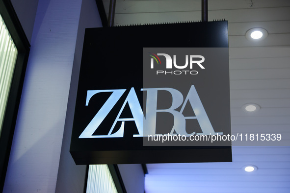 ZARA store in Warsaw, Poland on N ovember 26th, 2024. 