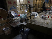 Inside a workshop and cooperative in the Tlahuac municipality, Mexico City, artisans make spheres from blown glass for sale on Christmas and...