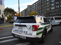 An unidentified man is shot in the chest at East 161st Street and Morris Avenue in the Fleetwood Section of Bronx, New York, United States,...