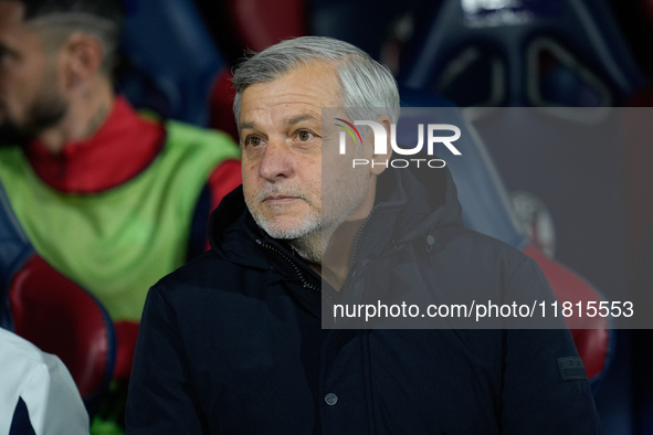 Bruno Genesio head coach of Losc Lille looks on during the UEFA Champions League 2024/25 League Phase MD5 match between Bologna FC and LOSC...