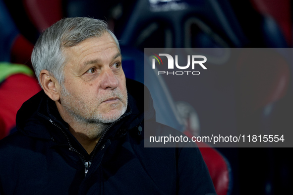 Bruno Genesio head coach of Losc Lille looks on during the UEFA Champions League 2024/25 League Phase MD5 match between Bologna FC and LOSC...