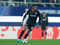 Jhon Lucumi of Bologna FC during the UEFA Champions League 2024/25 League Phase MD5 match between Bologna FC and LOSC Lille at Stadio Renato...