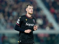 Sam Beukema of Bologna FC looks on during the UEFA Champions League 2024/25 League Phase MD5 match between Bologna FC and LOSC Lille at Stad...