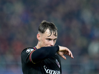 Sam Beukema of Bologna FC looks on during the UEFA Champions League 2024/25 League Phase MD5 match between Bologna FC and LOSC Lille at Stad...