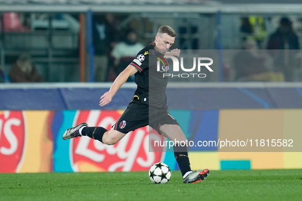 Lewis Ferguson of Bologna FC during the UEFA Champions League 2024/25 League Phase MD5 match between Bologna FC and LOSC Lille at Stadio Ren...