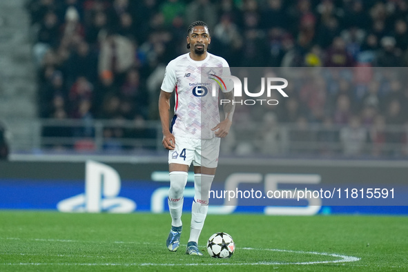 Alexsandro of LOSC Lille during the UEFA Champions League 2024/25 League Phase MD5 match between Bologna FC and LOSC Lille at Stadio Renato...