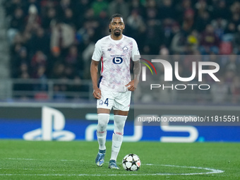 Alexsandro of LOSC Lille during the UEFA Champions League 2024/25 League Phase MD5 match between Bologna FC and LOSC Lille at Stadio Renato...