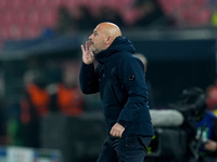 Vincenzo Italiano head coach of Bologna FC gestures during the UEFA Champions League 2024/25 League Phase MD5 match between Bologna FC and L...