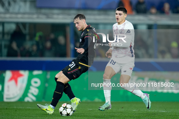 Sam Beukema of Bologna FC during the UEFA Champions League 2024/25 League Phase MD5 match between Bologna FC and LOSC Lille at Stadio Renato...