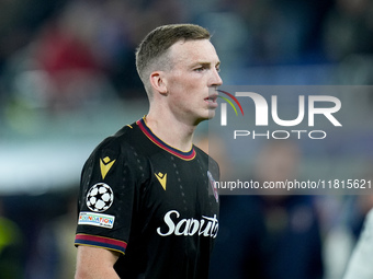 Lewis Ferguson of Bologna FC looks on during the UEFA Champions League 2024/25 League Phase MD5 match between Bologna FC and LOSC Lille at S...