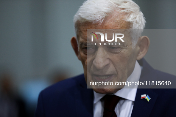 Prof. Jerzy Buzek, former Prime Minister of Poland and former President of the European Parliament, participates in the 1st National Congres...