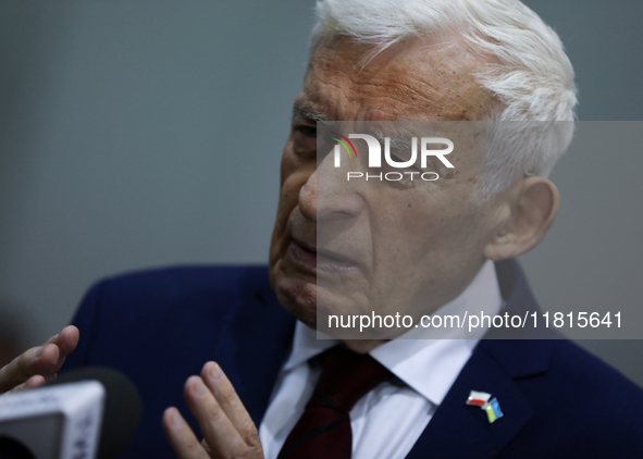 Prof. Jerzy Buzek, former Prime Minister of Poland and former President of the European Parliament, participates in the 1st National Congres...