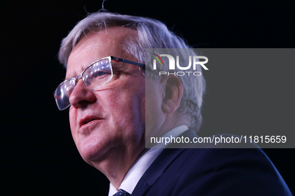 Bronislaw Komorowski, former President of Poland and former Minister of National Defense, participates in the 1st National Congress 'System...