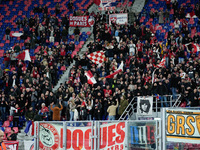 Supporters of Lille during the UEFA Champions League 2024/25 League Phase MD5 match between Bologna FC and LOSC Lille at Stadio Renato Dall'...