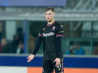 Sam Beukema of Bologna FC looks on during the UEFA Champions League 2024/25 League Phase MD5 match between Bologna FC and LOSC Lille at Stad...