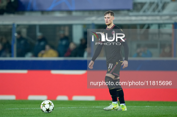 Sam Beukema of Bologna FC during the UEFA Champions League 2024/25 League Phase MD5 match between Bologna FC and LOSC Lille at Stadio Renato...