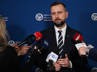 KRAKOW, POLAND - NOVEMBER 27:   
Wladyslaw Kosiniak-Kamysz, Polish Defense Minister, speaks during a press conference at the 1st National Co...