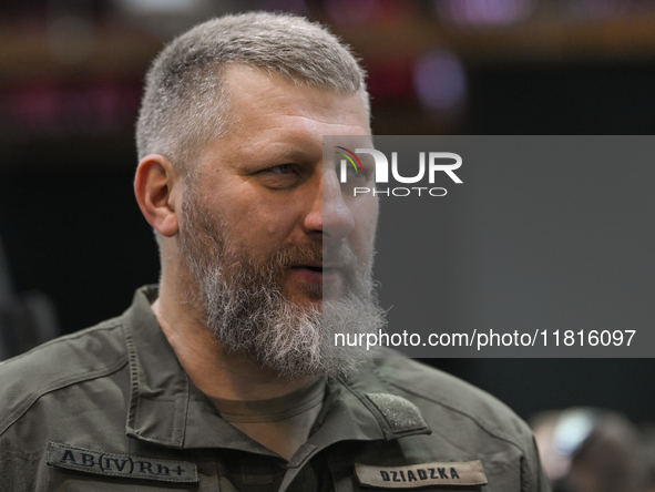 KRAKOW, POLAND - NOVEMBER 27:   
Pavel Shurmei, a former Belarusian Olympic rower and currently a Belarusian opposition volunteer as well as...