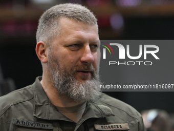 KRAKOW, POLAND - NOVEMBER 27:   
Pavel Shurmei, a former Belarusian Olympic rower and currently a Belarusian opposition volunteer as well as...