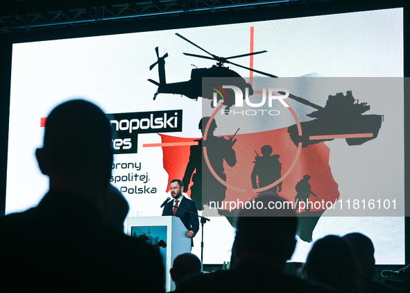 KRAKOW, POLAND - NOVEMBER 27:   
Aleksander Miszalski, Mayor of Krakow, addresses participants during the opening of the 1st National Congre...