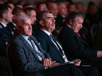 KRAKOW, POLAND - NOVEMBER 27:   
(L-R) Retired Polish Army General Mieczyslaw Bieniek, Lieutenant General Edward Gruszka, and Major General...