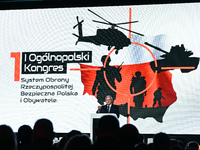 KRAKOW, POLAND - NOVEMBER 27:   
Bronislaw Komorowski, former President of Poland, addresses participants during the 1st National Congress,...