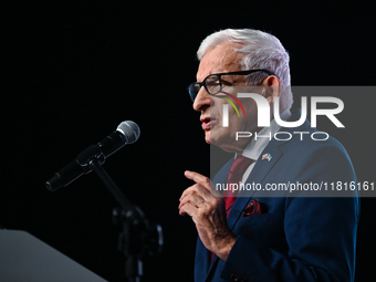 KRAKOW, POLAND - NOVEMBER 27:   
Jerzy Buzek, former President of the European Parliament and former Prime Minister of Poland, is pictured d...