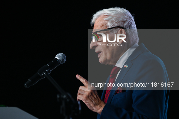 KRAKOW, POLAND - NOVEMBER 27:   
Jerzy Buzek, former President of the European Parliament and former Prime Minister of Poland, is pictured d...