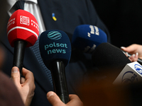 KRAKOW, POLAND - NOVEMBER 27:   
Bronislaw Komorowski, former President of Poland, addresses the media during the 1st National Congress, 'Th...