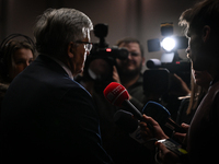 KRAKOW, POLAND - NOVEMBER 27:   
Bronislaw Komorowski, former President of Poland, addresses the media during the 1st National Congress, 'Th...