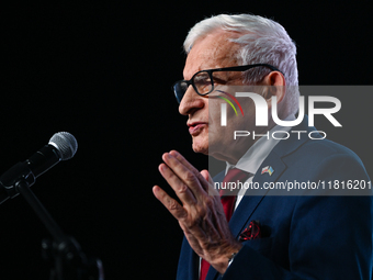 KRAKOW, POLAND - NOVEMBER 27:   
Jerzy Buzek, former President of the European Parliament and former Prime Minister of Poland, is pictured d...