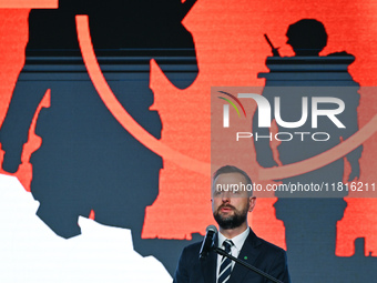 KRAKOW, POLAND - NOVEMBER 27:   
Wladyslaw Kosiniak-Kamysz, Polish Defense Minister, addresses the participants during the 1st National Cong...