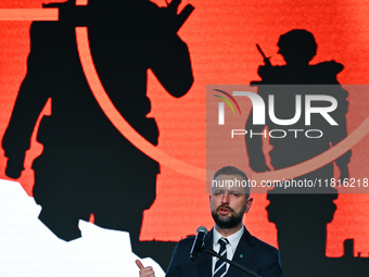 KRAKOW, POLAND - NOVEMBER 27:   
Wladyslaw Kosiniak-Kamysz, Polish Defense Minister, addresses the participants during the 1st National Cong...