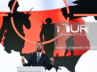 KRAKOW, POLAND - NOVEMBER 27:   
Wladyslaw Kosiniak-Kamysz, Polish Defense Minister, addresses the participants during the 1st National Cong...