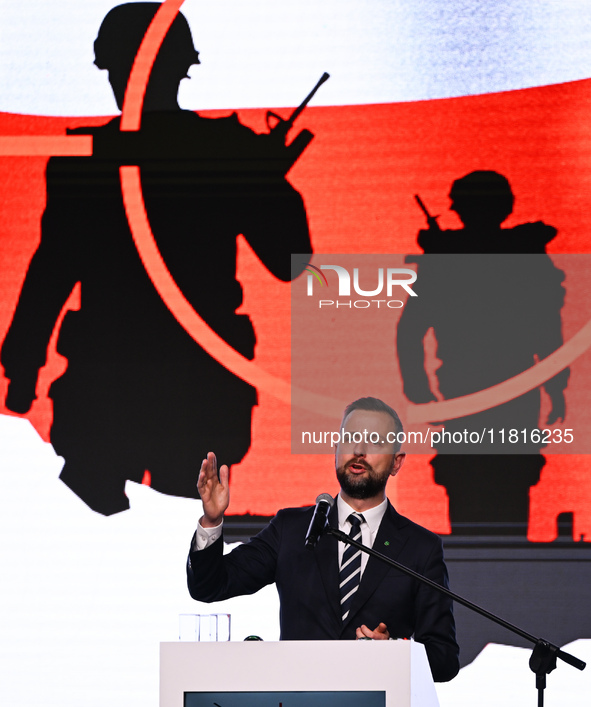 KRAKOW, POLAND - NOVEMBER 27:   
Wladyslaw Kosiniak-Kamysz, Polish Defense Minister, addresses the participants during the 1st National Cong...