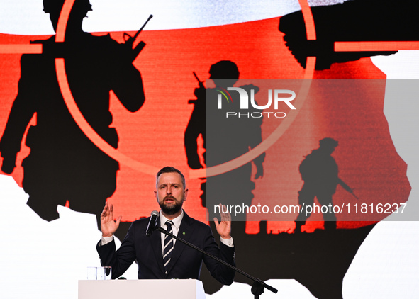 KRAKOW, POLAND - NOVEMBER 27:   
Wladyslaw Kosiniak-Kamysz, Polish Defense Minister, addresses the participants during the 1st National Cong...