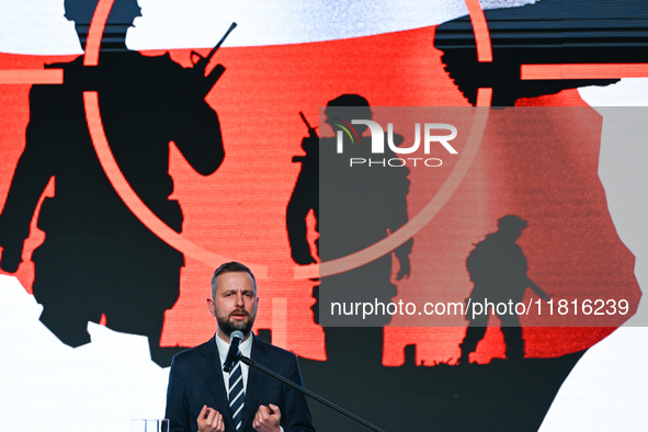 KRAKOW, POLAND - NOVEMBER 27:   
Wladyslaw Kosiniak-Kamysz, Polish Defense Minister, addresses the participants during the 1st National Cong...