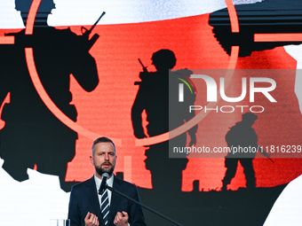 KRAKOW, POLAND - NOVEMBER 27:   
Wladyslaw Kosiniak-Kamysz, Polish Defense Minister, addresses the participants during the 1st National Cong...