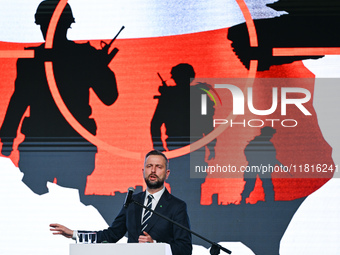 KRAKOW, POLAND - NOVEMBER 27:   
Wladyslaw Kosiniak-Kamysz, Polish Defense Minister, addresses the participants during the 1st National Cong...