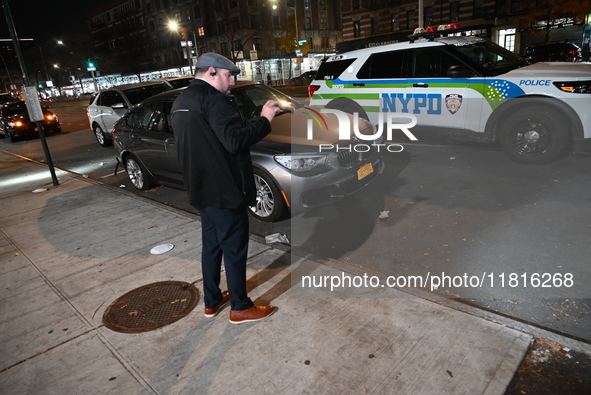 A 15-year-old girl is wounded in a shooting in Harlem, Manhattan, New York, United States, on November 27, 2024. At 8:22 pm, a 15-year-old g...