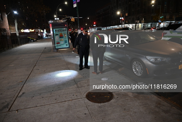 A 15-year-old girl is wounded in a shooting in Harlem, Manhattan, New York, United States, on November 27, 2024. At 8:22 pm, a 15-year-old g...