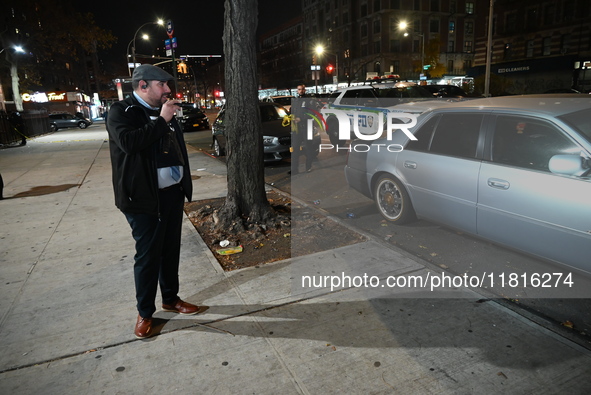 A 15-year-old girl is wounded in a shooting in Harlem, Manhattan, New York, United States, on November 27, 2024. At 8:22 pm, a 15-year-old g...