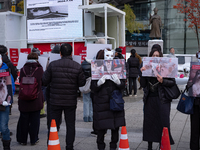 Members of the animal rights group CARE gather near the Chinese Embassy in Myeong-dong to call for the enactment of animal protection laws i...