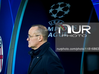 Joe Saputo president of Bologna FC looks on during the UEFA Champions League 2024/25 League Phase MD5 match between Bologna FC and LOSC Lill...